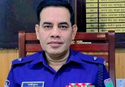 চুনারুঘাট থানার নবাগত ‘ওসি’ সাইফুল ইসলাম